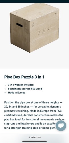 Eleiko plyo box puzzle - plyo,