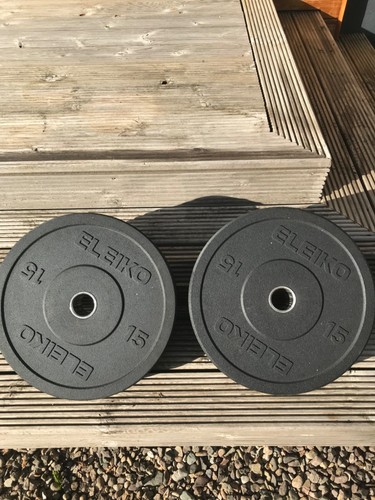 Eleiko 15kg bumper plates - eleiko, xf
