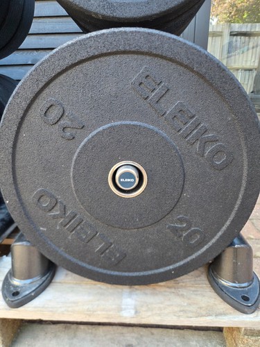 Eleiko bumper plate set with - plate,