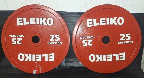 Eleiko two red plates 25kg - two,