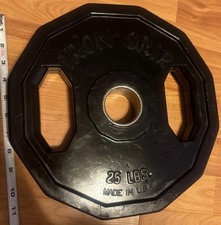 (1) Single 25 Lb Iron Grip
